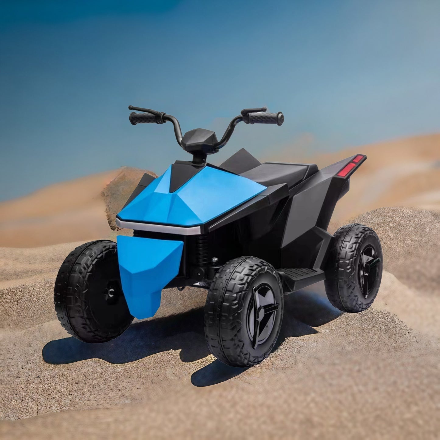 Kids ride on electric atv 3-8years Multi-Functional Touch Screen Integrated, LED Front and Rear Dazzling Lights Music