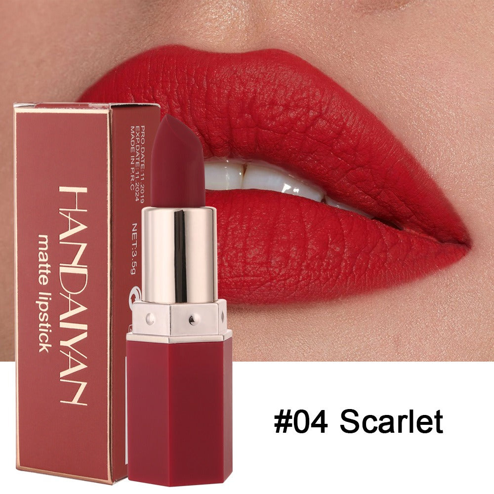 HANDAIYAN Han Daiyan Amazon Hot 6 Color Matte Moisturizing Lipstick lipstick