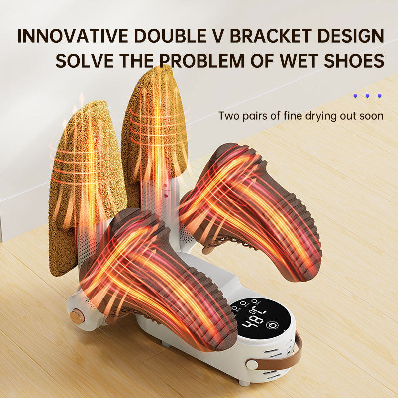Intelligent sterilized shoe dryer household four-legged dryer telescopic folding ultraviolet shoe dryer